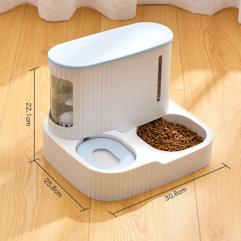 Pet Oasis: Automatic Cat Drinking Fountain And Feeder-4