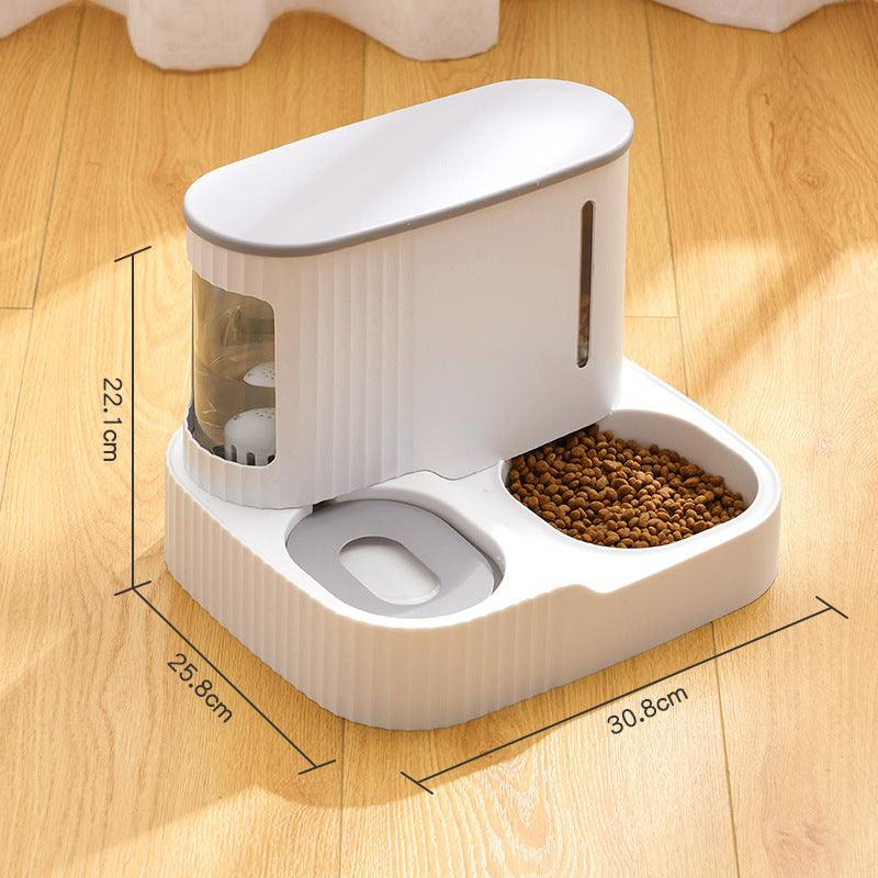Pet Oasis: Automatic Cat Drinking Fountain And Feeder-3