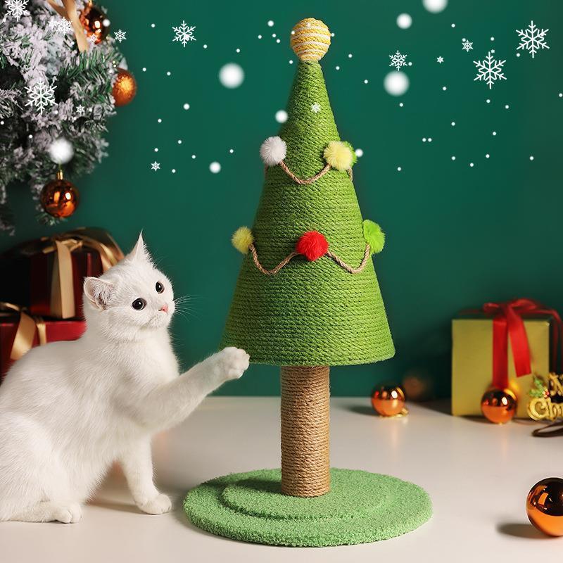 Feline Wonderland: Handmade Natural Sisal Hemp Cat Climbing Frame-0