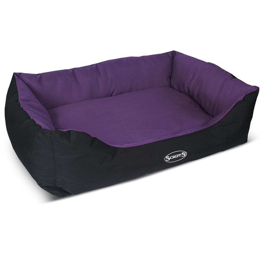 Expedition Box Dog Bed (in Chocolate Brown, Graphite Grey & Plum) by Scruffs-3