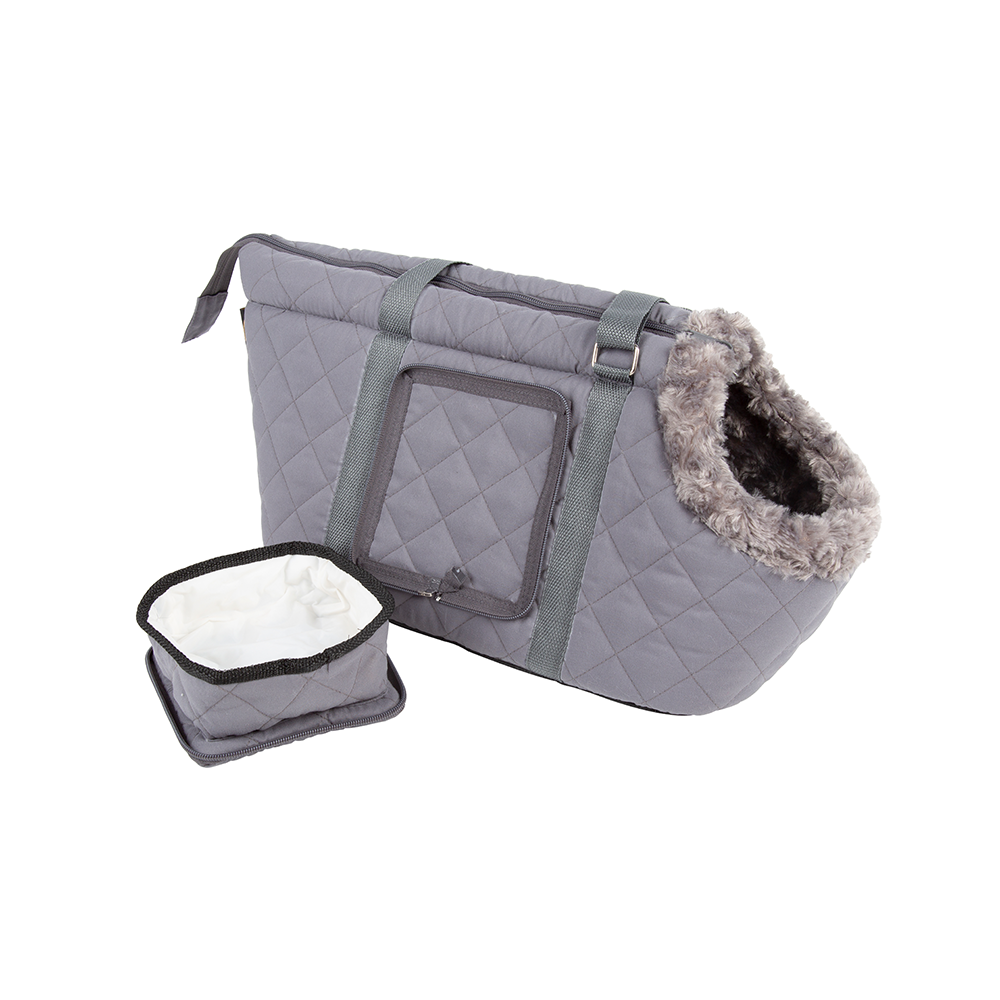 Wilton Dog Carrier (in Blue, Grey, Black, Brown) by Scruffs-10