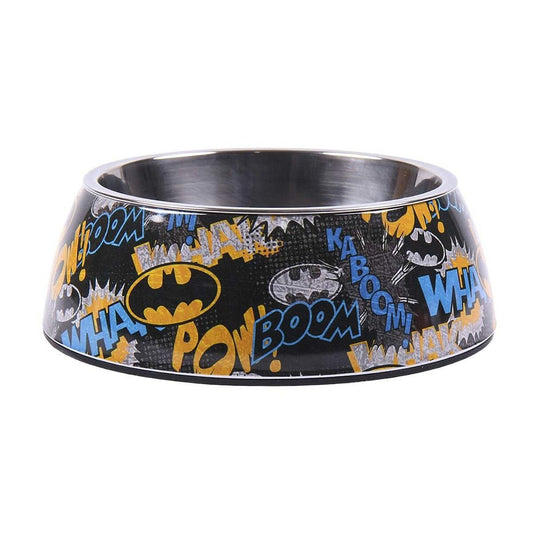 Dog Feeder Batman 760 ml Melamin Metal Multicolour-0
