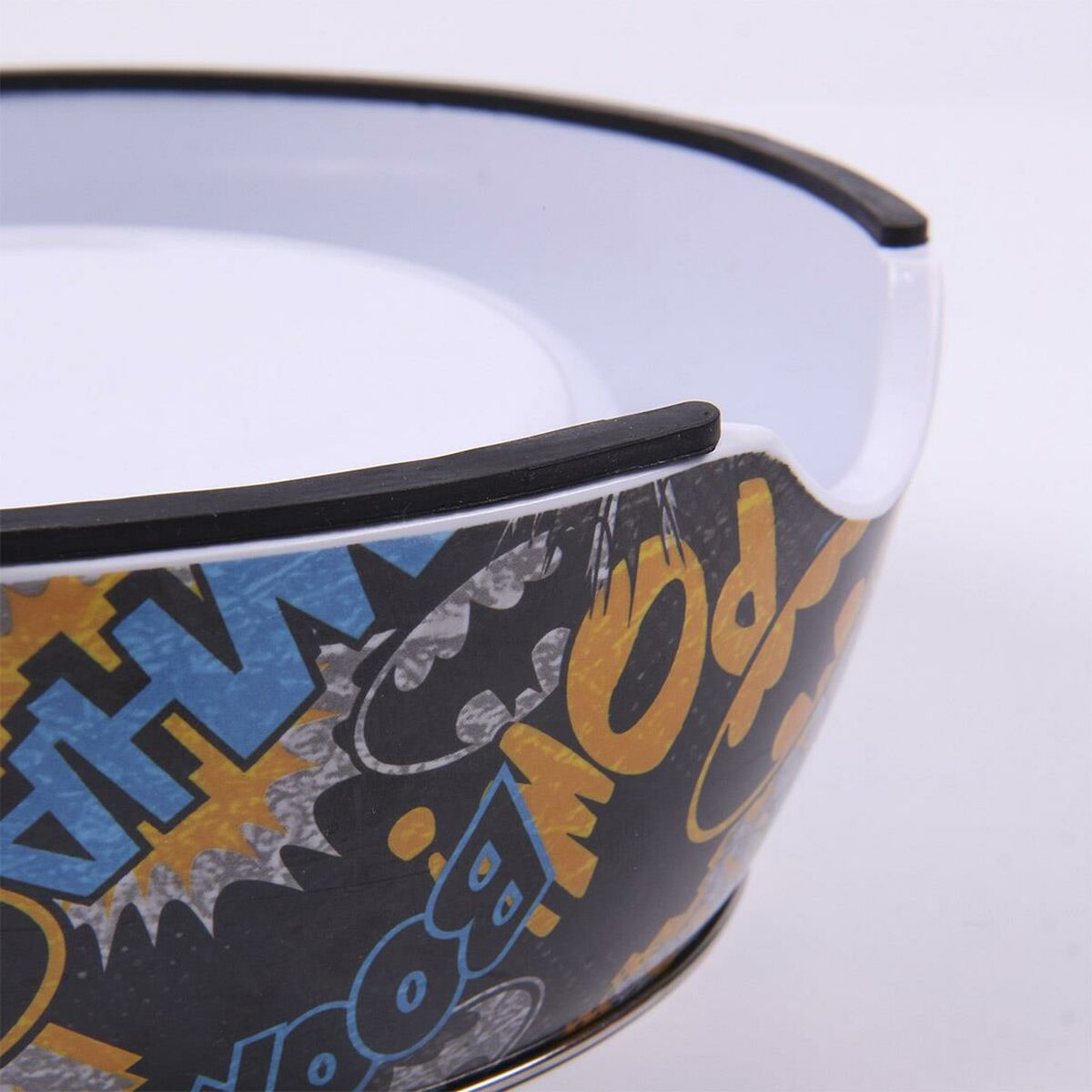 Dog Feeder Batman 760 ml Melamin Metal Multicolour-5