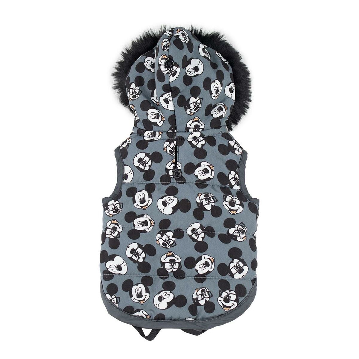 Dog Coat Mickey Mouse XS Grey-0