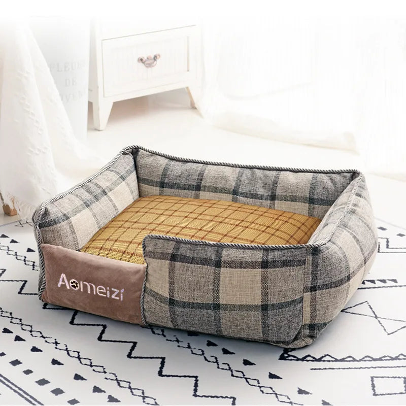 Big Dog Bed Removable Pet Sofa Bed For Small Medium Big Dogs Washable Cat House Mats Soft Pet Sleeping Beds Dog Accessories-11