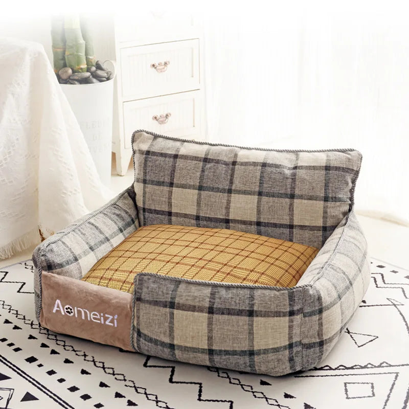 Big Dog Bed Removable Pet Sofa Bed For Small Medium Big Dogs Washable Cat House Mats Soft Pet Sleeping Beds Dog Accessories-12