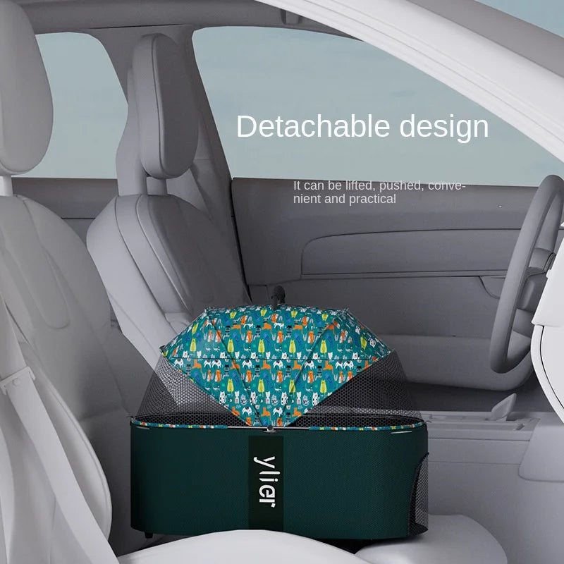 Ein Leichtgewicht unter den Hundewagen mit schönem Design und einfach  zu bedienen