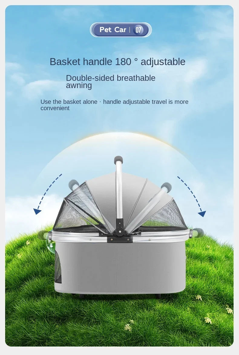 Vielseitig einsetzbarer Outdoor Hundewagen