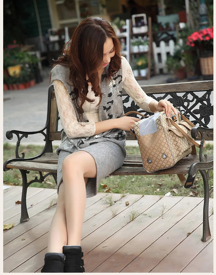 Wunderschöne klassische Hundetragetasche