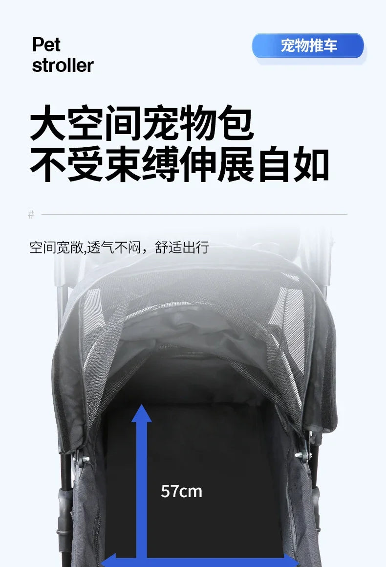 Praktischer Hundewagen für den täglichen Gebrauch