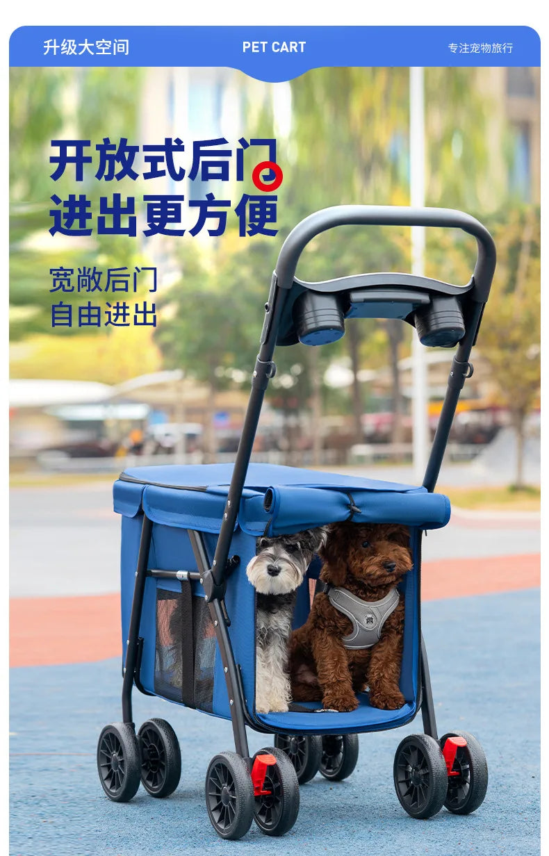 Mittelgroßer Hundewagen