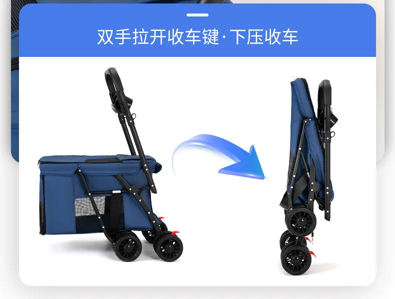 Mittelgroßer Hundewagen