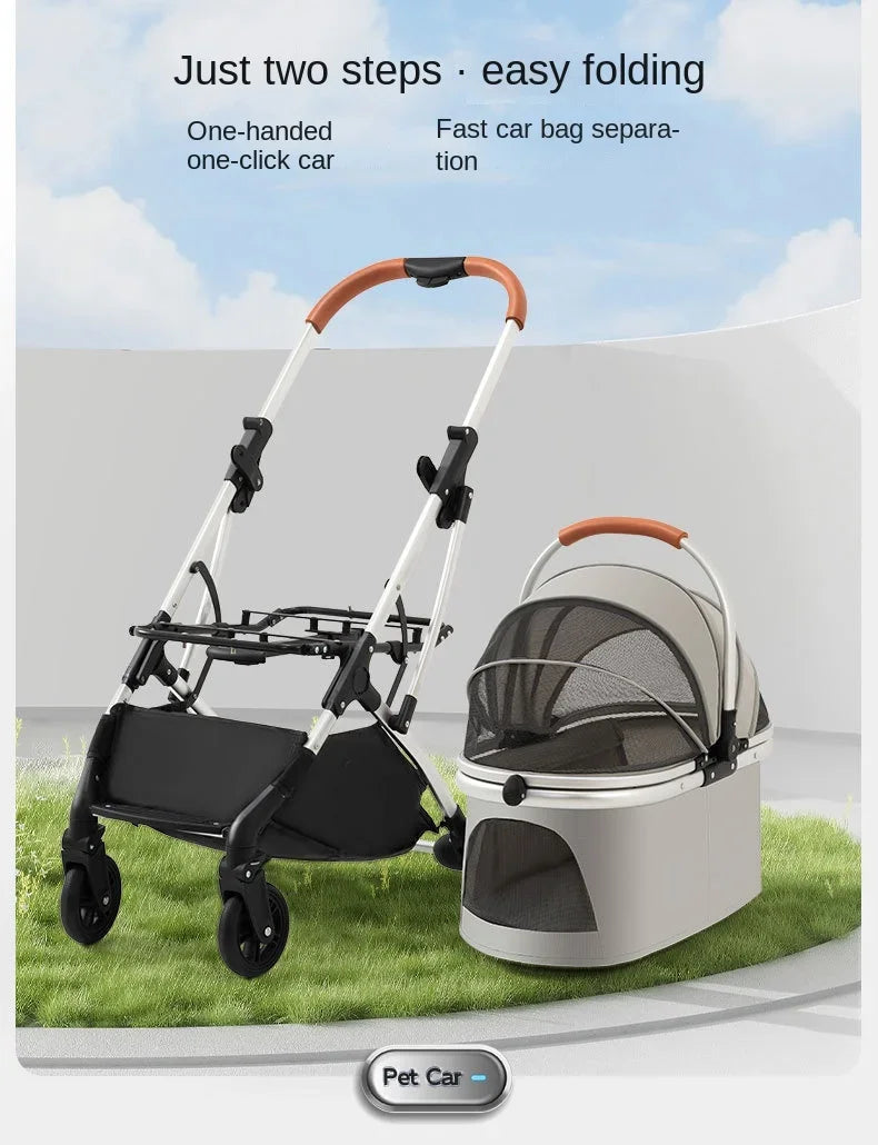 Vielseitig einsetzbarer Outdoor Hundewagen