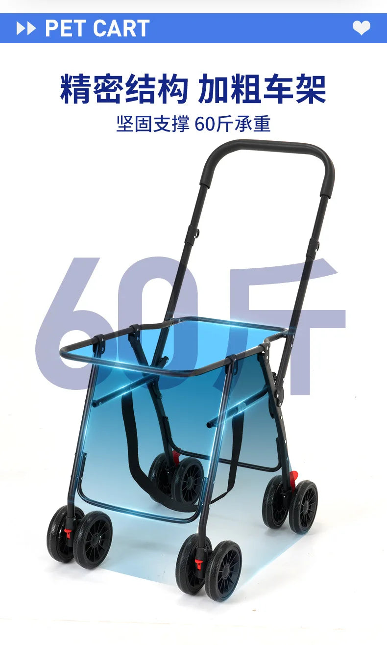 Mittelgroßer Hundewagen