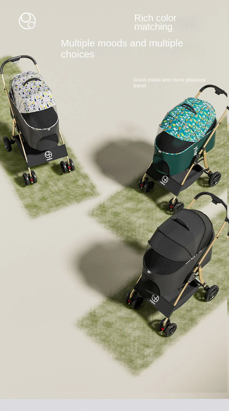 Ein Leichtgewicht unter den Hundewagen mit schönem Design und einfach  zu bedienen