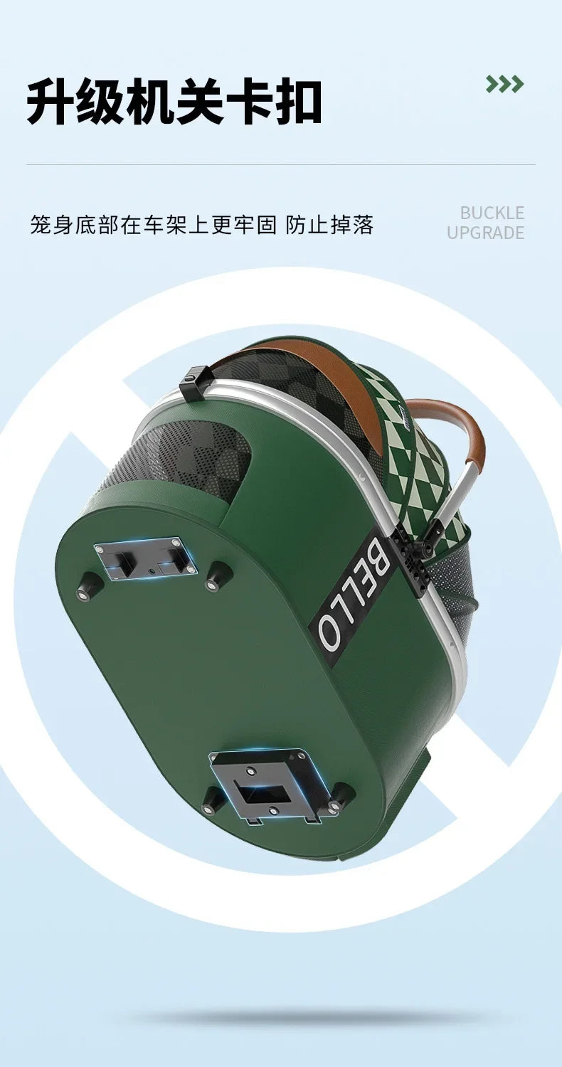 Aluminium Hundebuggy für Hunde bis 15 Kg