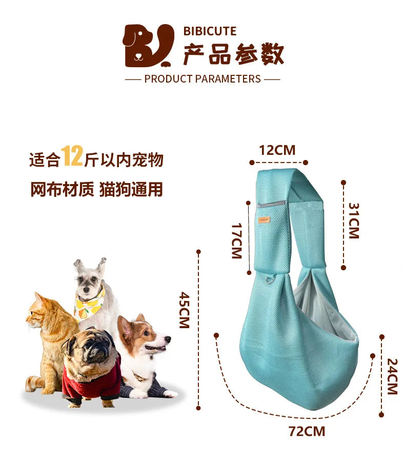 Crossbody Schultertragetasche für Hunde