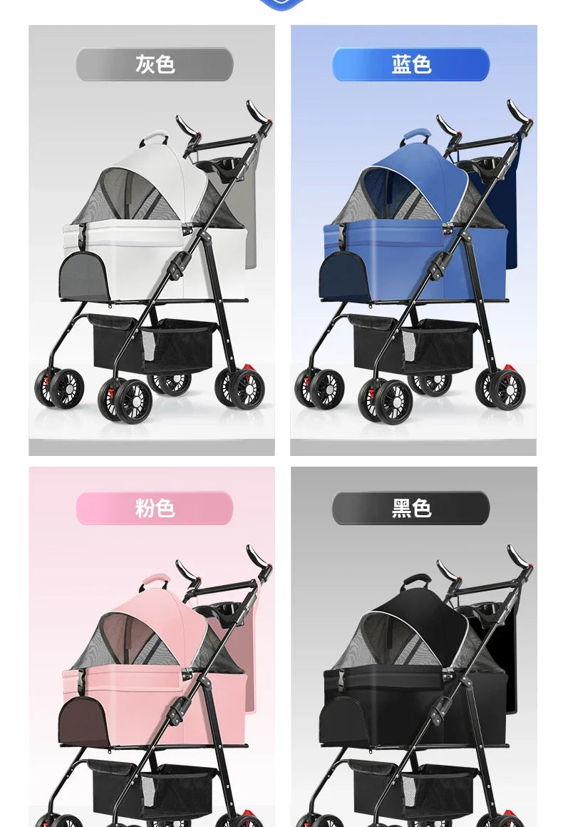 Praktischer Hundewagen für den täglichen Gebrauch