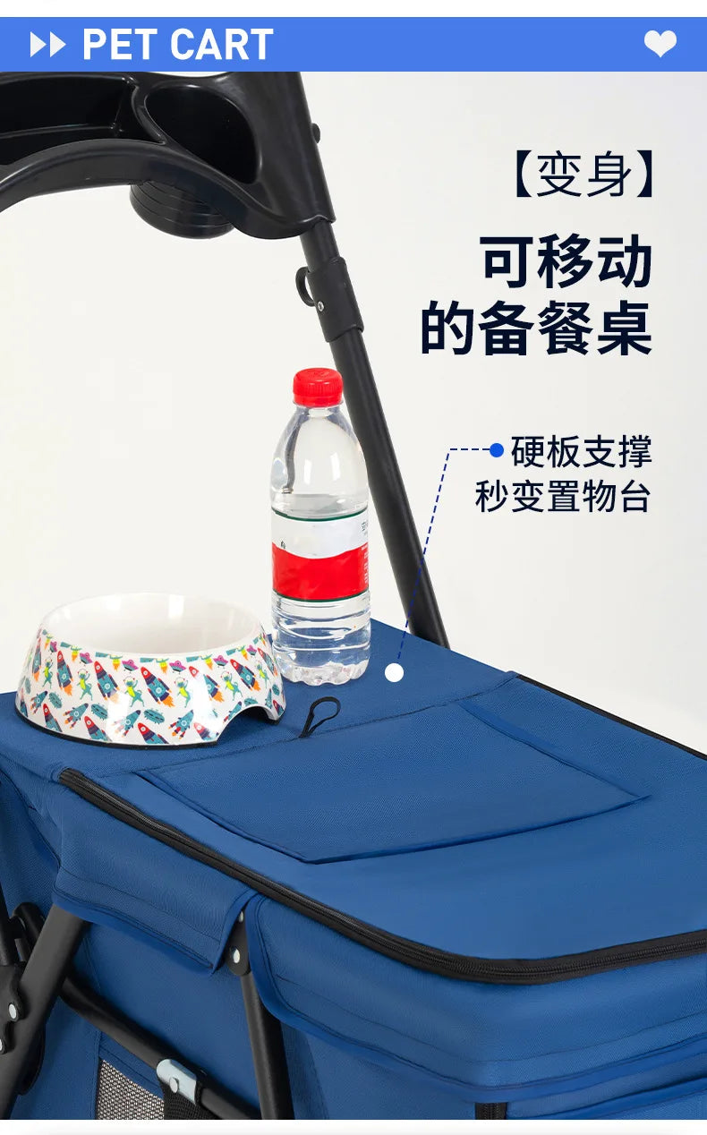 Mittelgroßer Hundewagen