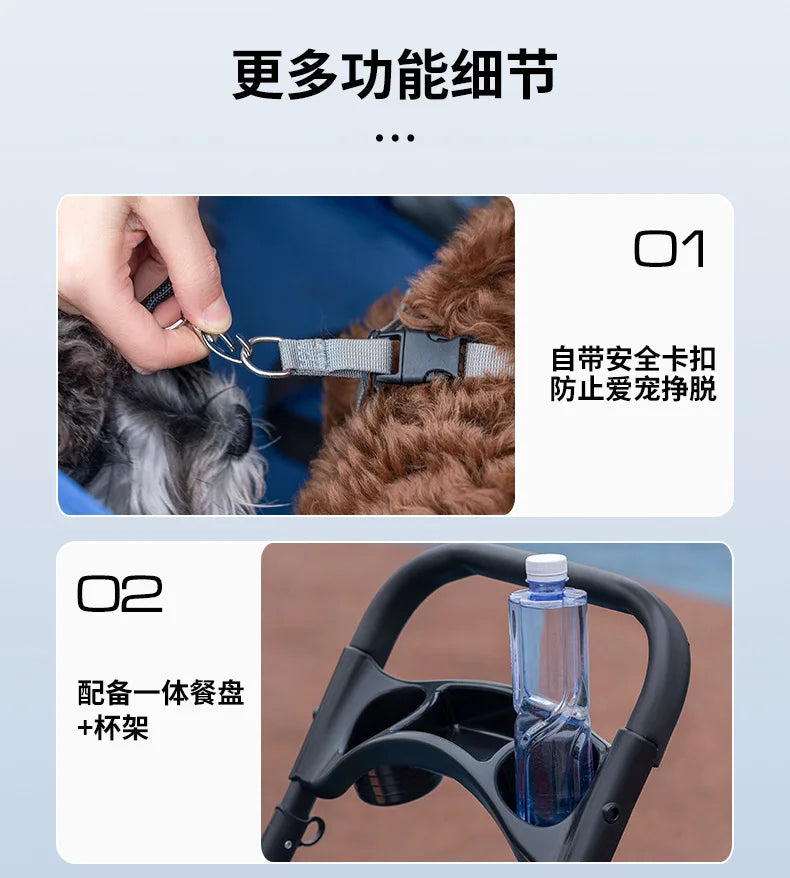 Mittelgroßer Hundewagen