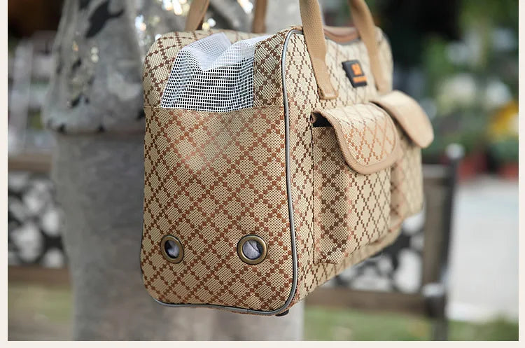 Wunderschöne klassische Hundetragetasche