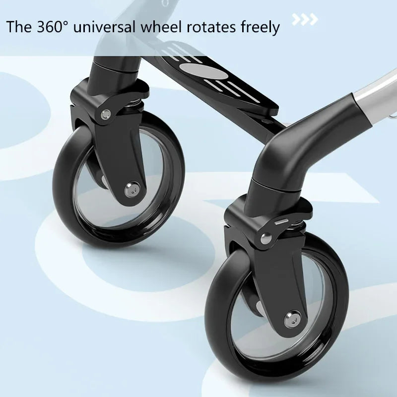 Mittelgroßer Außergewöhnlicher Hundewagen mit PU Rädern