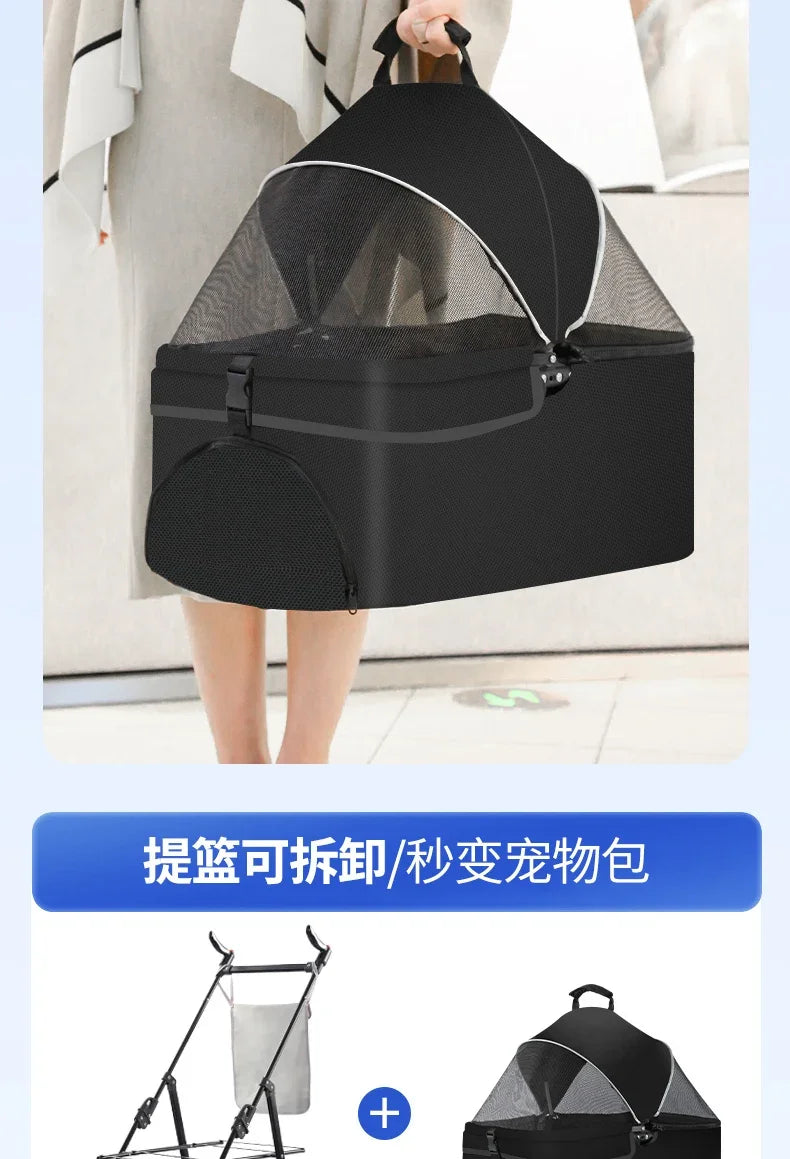 Praktischer Hundewagen für den täglichen Gebrauch