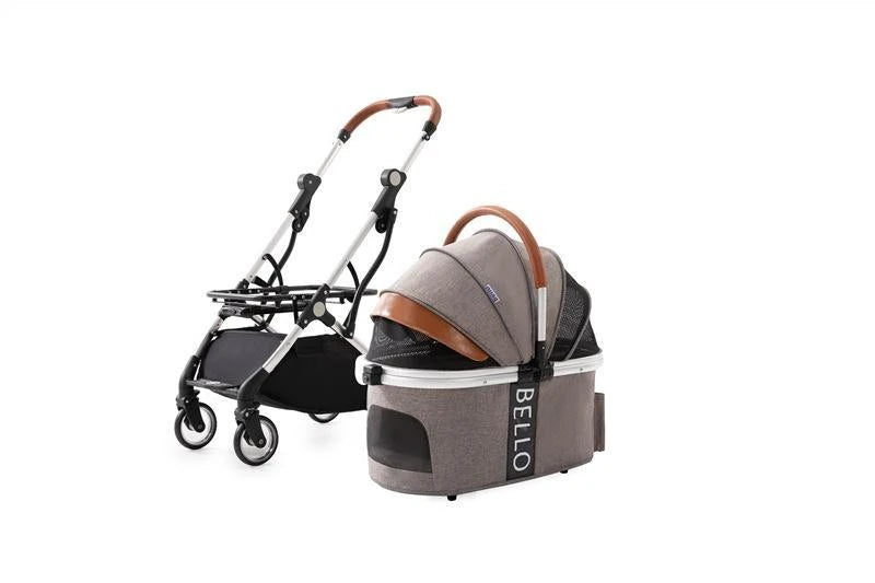 Hundewagen in Modernem Design und vier Rädern