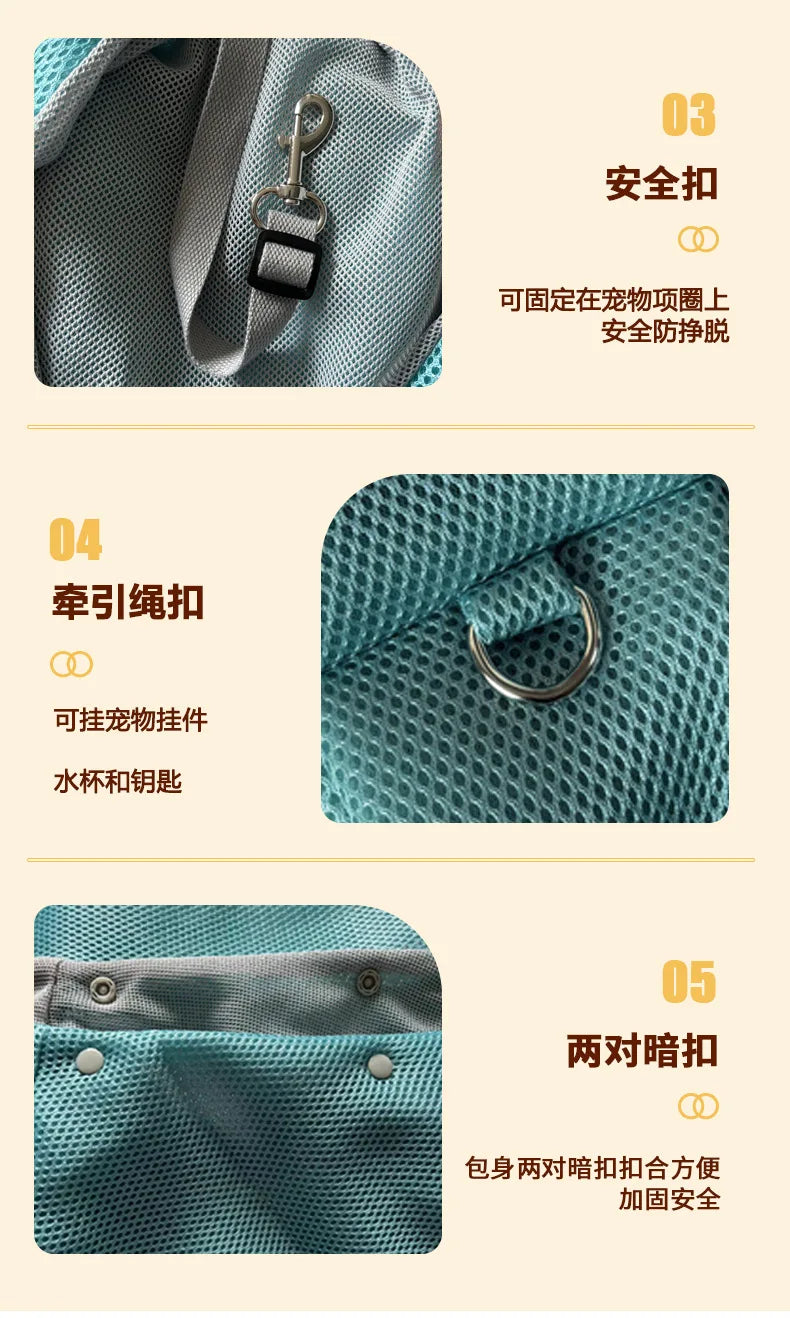 Crossbody Schultertragetasche für Hunde