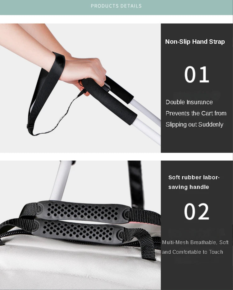 Leichtgewicht unter den Hundewagen mit abnehmbarem Aufsatz für das  Auto