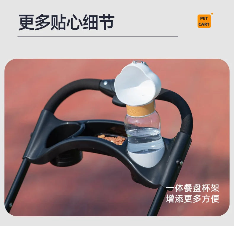 Kleiner handlicher  Hundewagen, die günstige Alternative