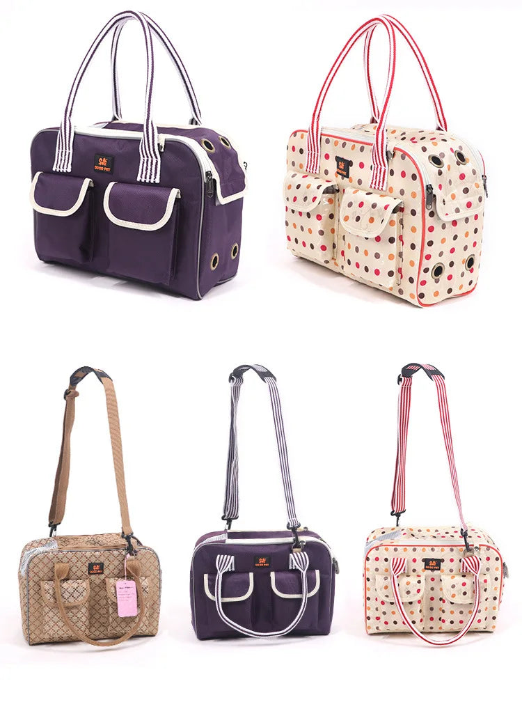 Wunderschöne klassische Hundetragetasche