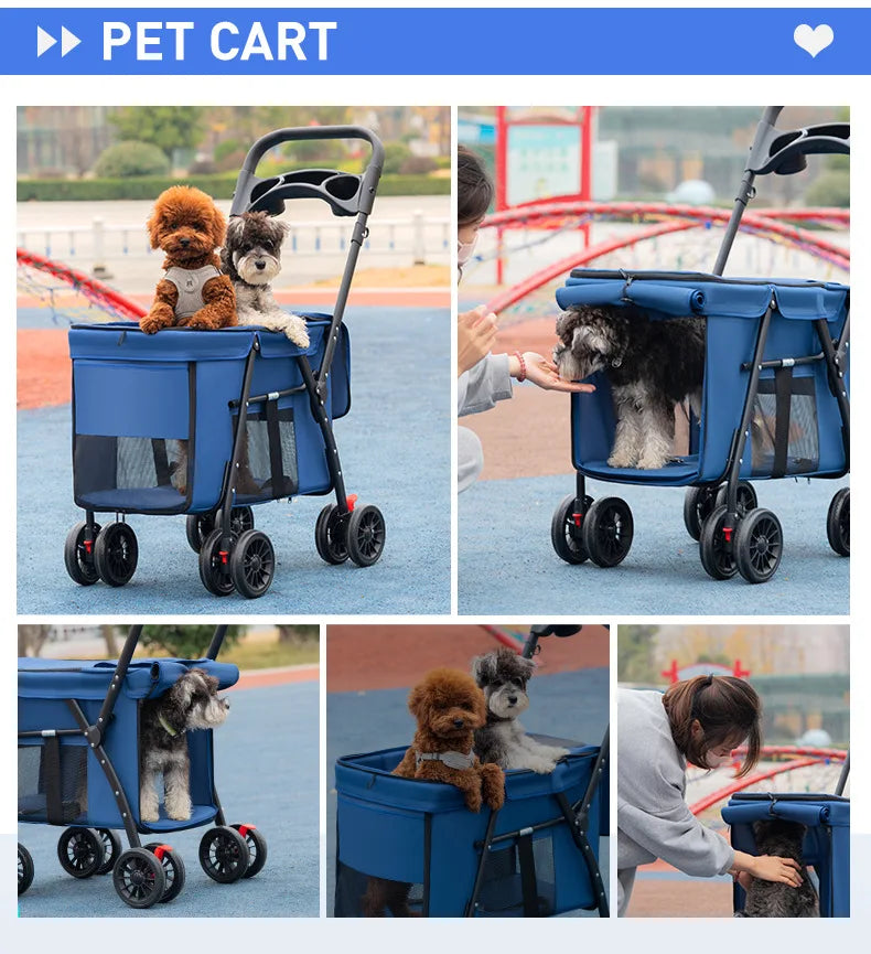 Mittelgroßer Hundewagen