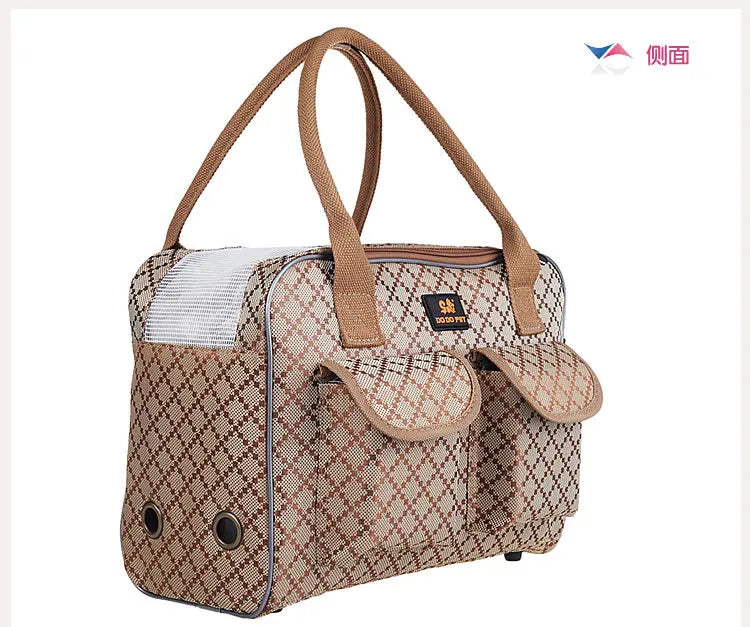 Wunderschöne klassische Hundetragetasche