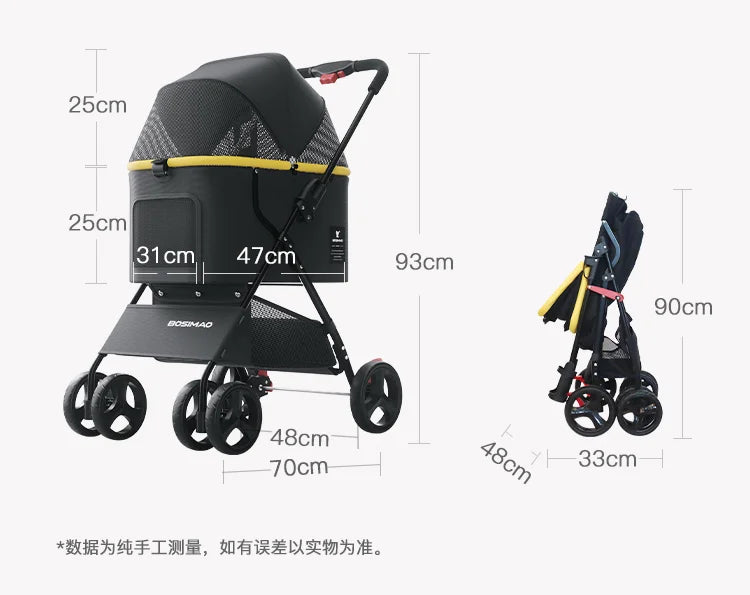 Auffälliger Hundewagen