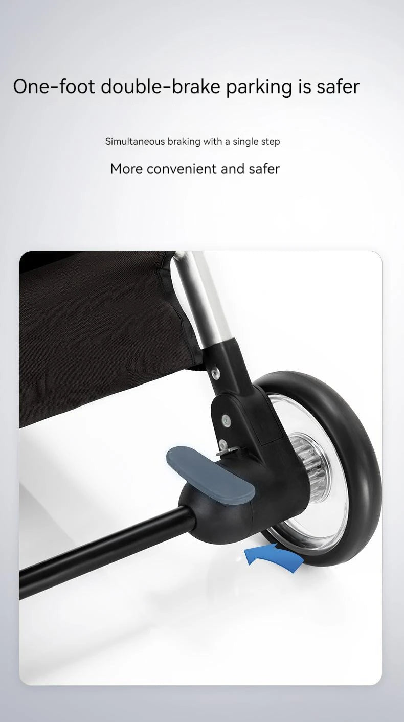 Hundewagen in Modernem Design und vier Rädern