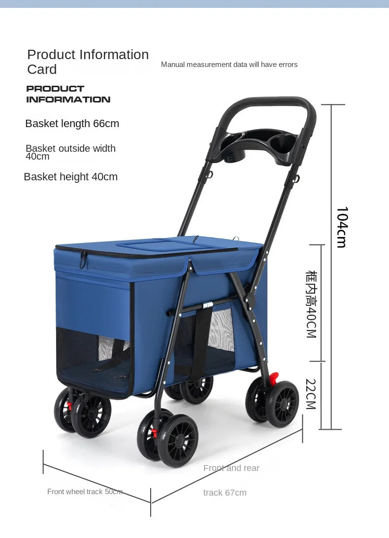 Mittelgroßer Hundewagen