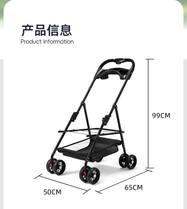 Kleiner handlicher  Hundewagen, die günstige Alternative