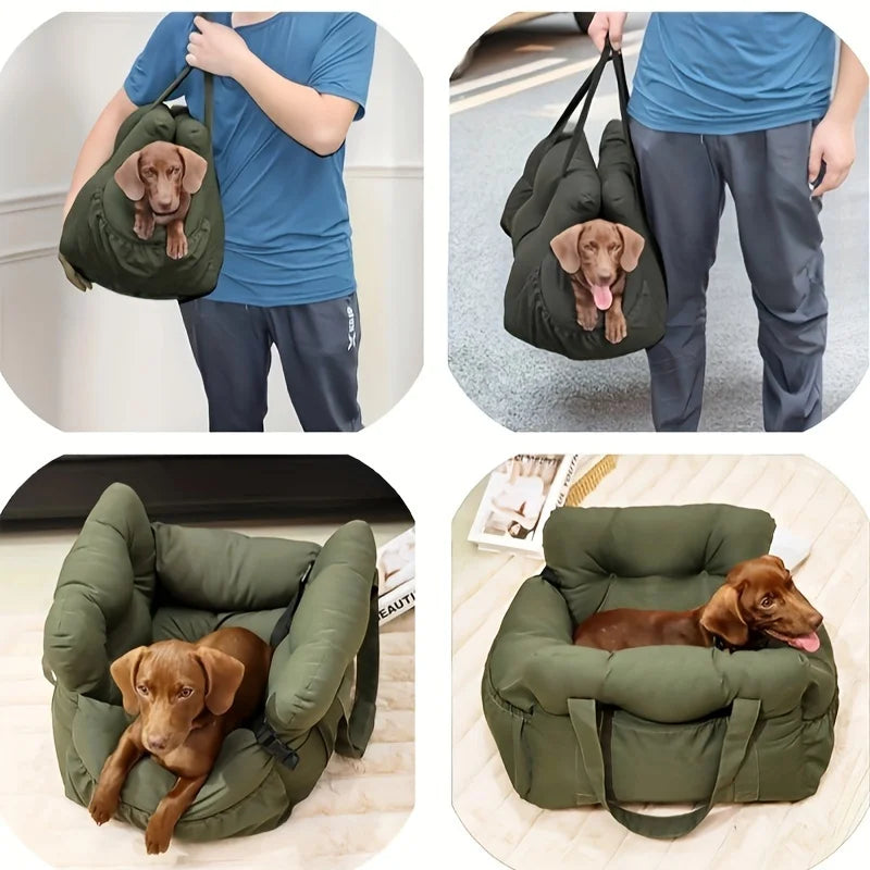 Hunde-Autositz mit Sicherheitsgurt – Sicher & bequem unterwegs