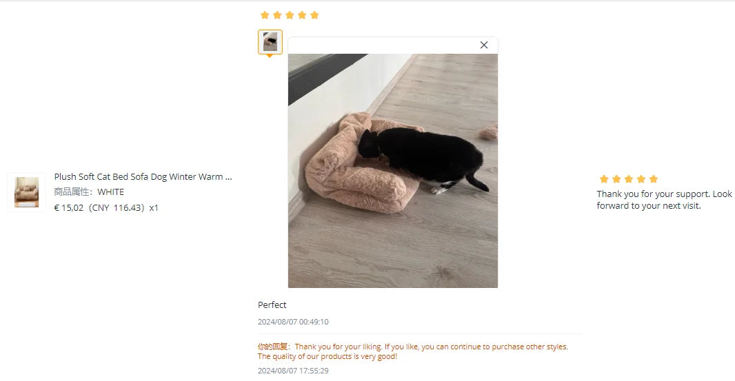 Tolles kuschliges Hundesofa