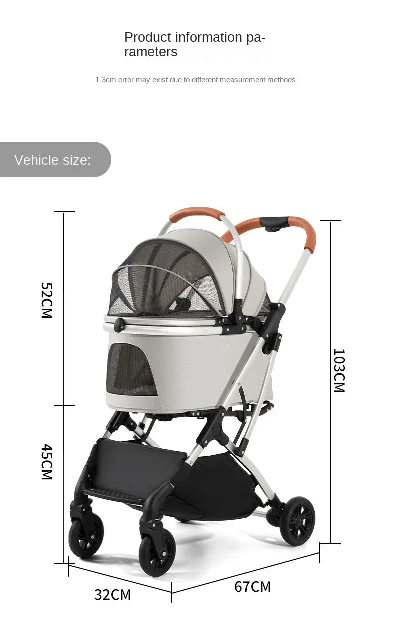 Vielseitig einsetzbarer Outdoor Hundewagen