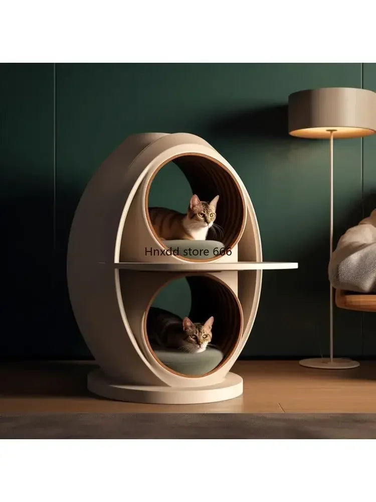 People and cats share Wangshe bedside table universal coffee table cat nest