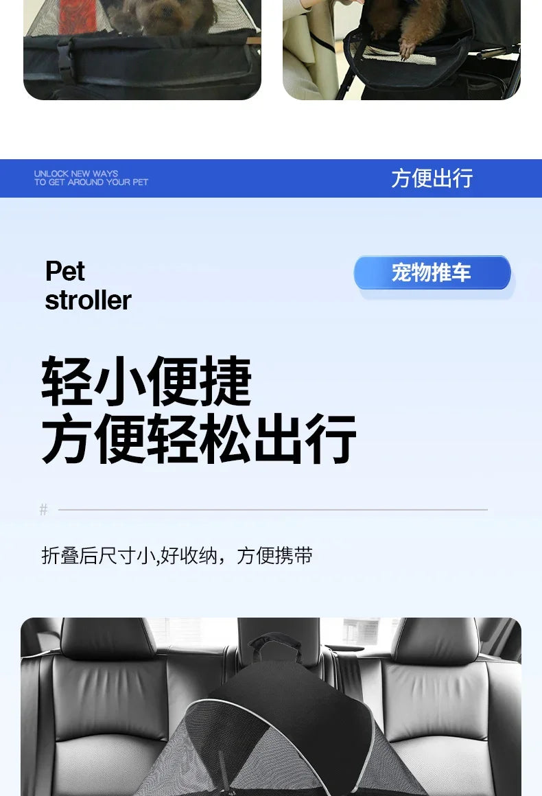 Praktischer Hundewagen für den täglichen Gebrauch