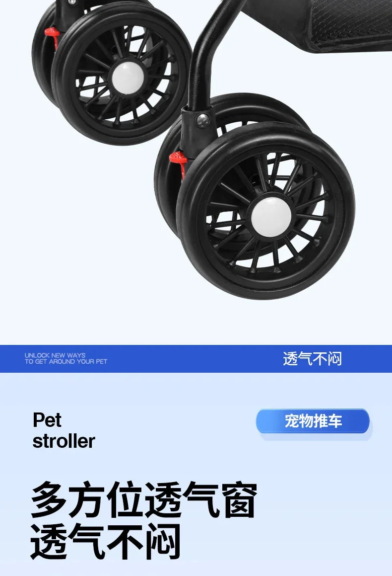 Praktischer Hundewagen für den täglichen Gebrauch