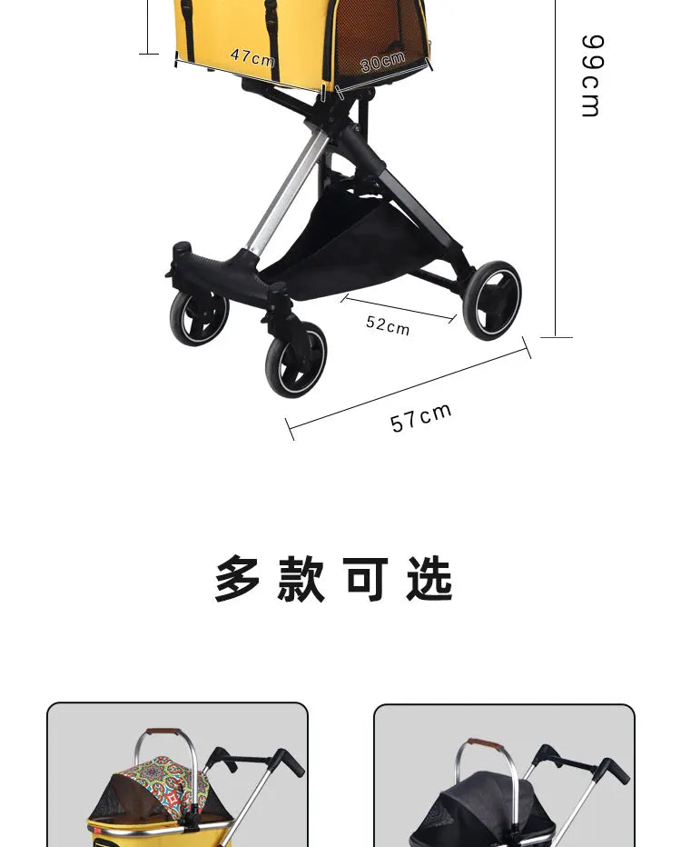 Außergewöhnlicher Hundewagen mit Abnehmbarem Aufsatz