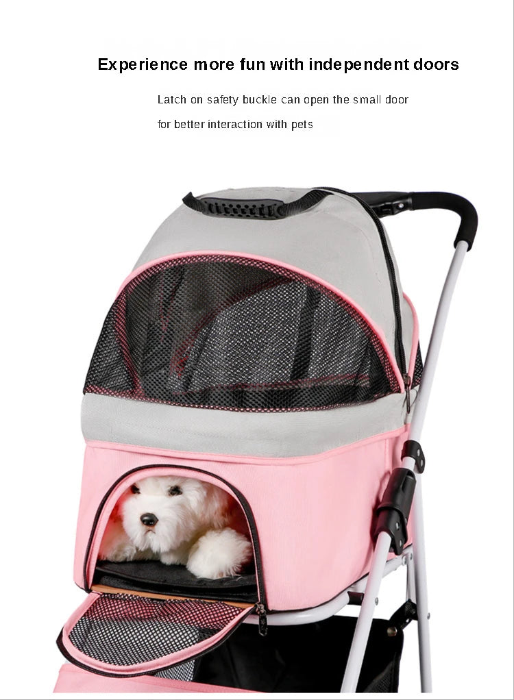 Leichtgewicht unter den Hundewagen mit abnehmbarem Aufsatz für das  Auto