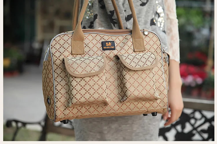 Wunderschöne klassische Hundetragetasche