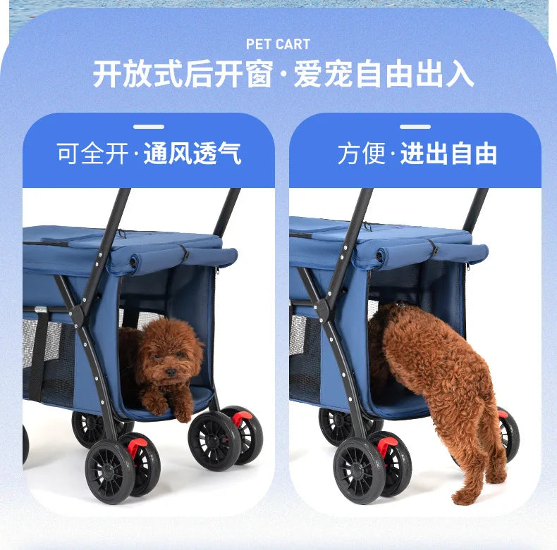 Mittelgroßer Hundewagen