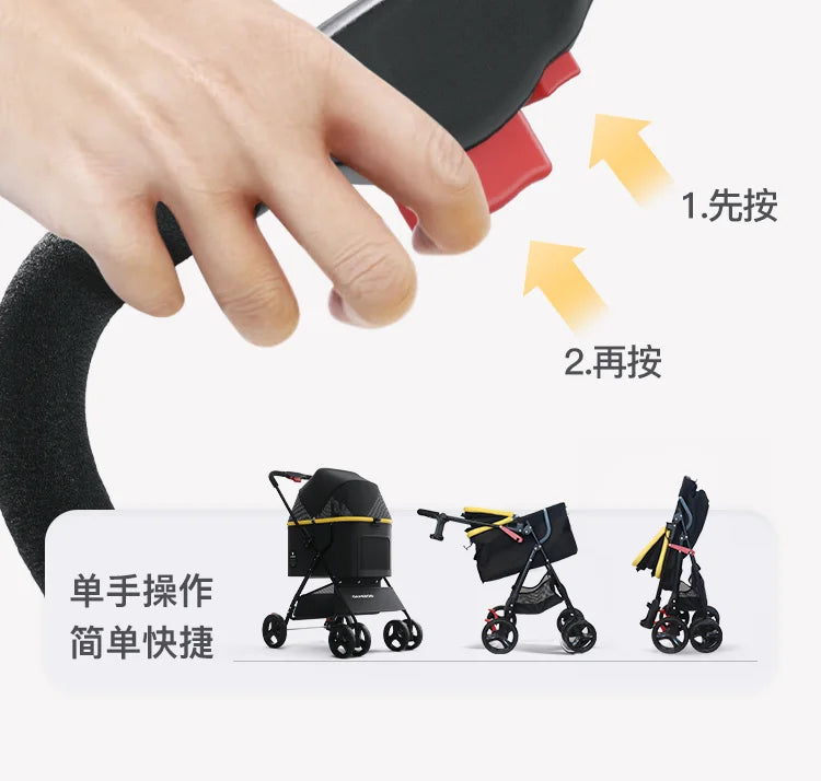 Auffälliger Hundewagen