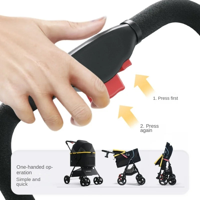 Auffälliger Hundewagen